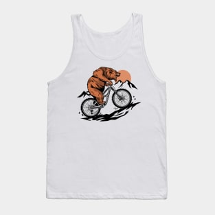 MOUNTAIN BIKE BEAR Tank Top